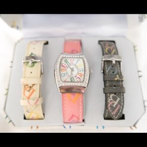 Dooney & Bourke rhinestone watch