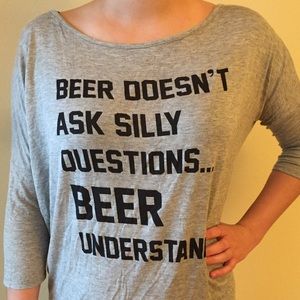 Conversation starter tee