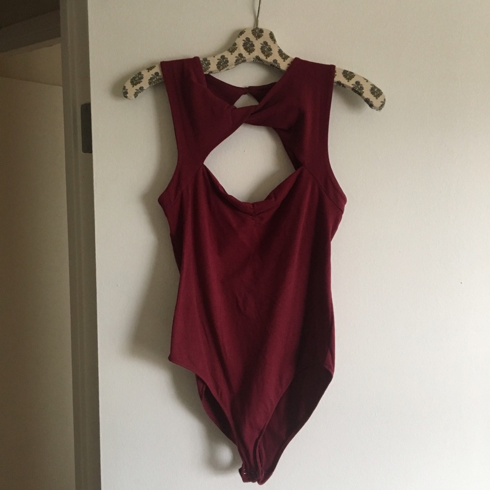 🍒Free People Cutout Bodysuit🍒