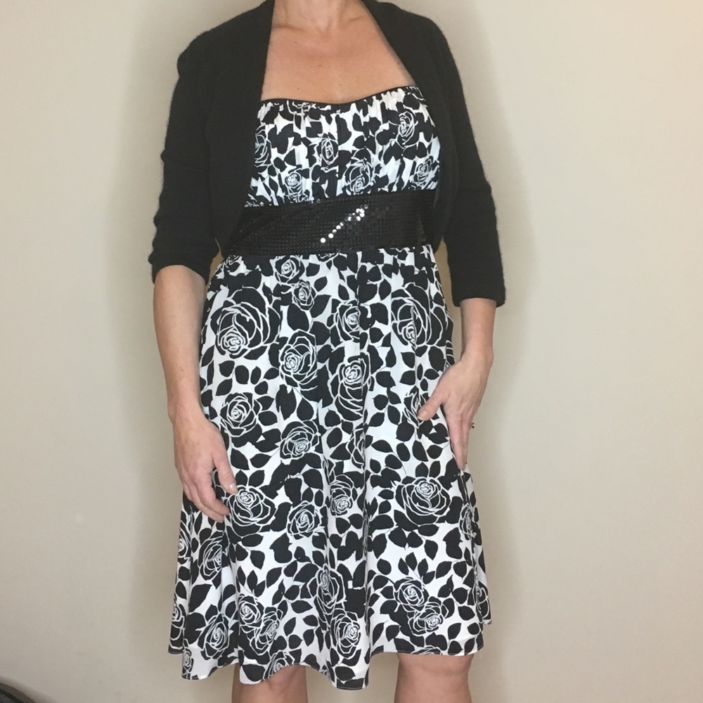 White House Black Markt- with Ann Taylor shrug