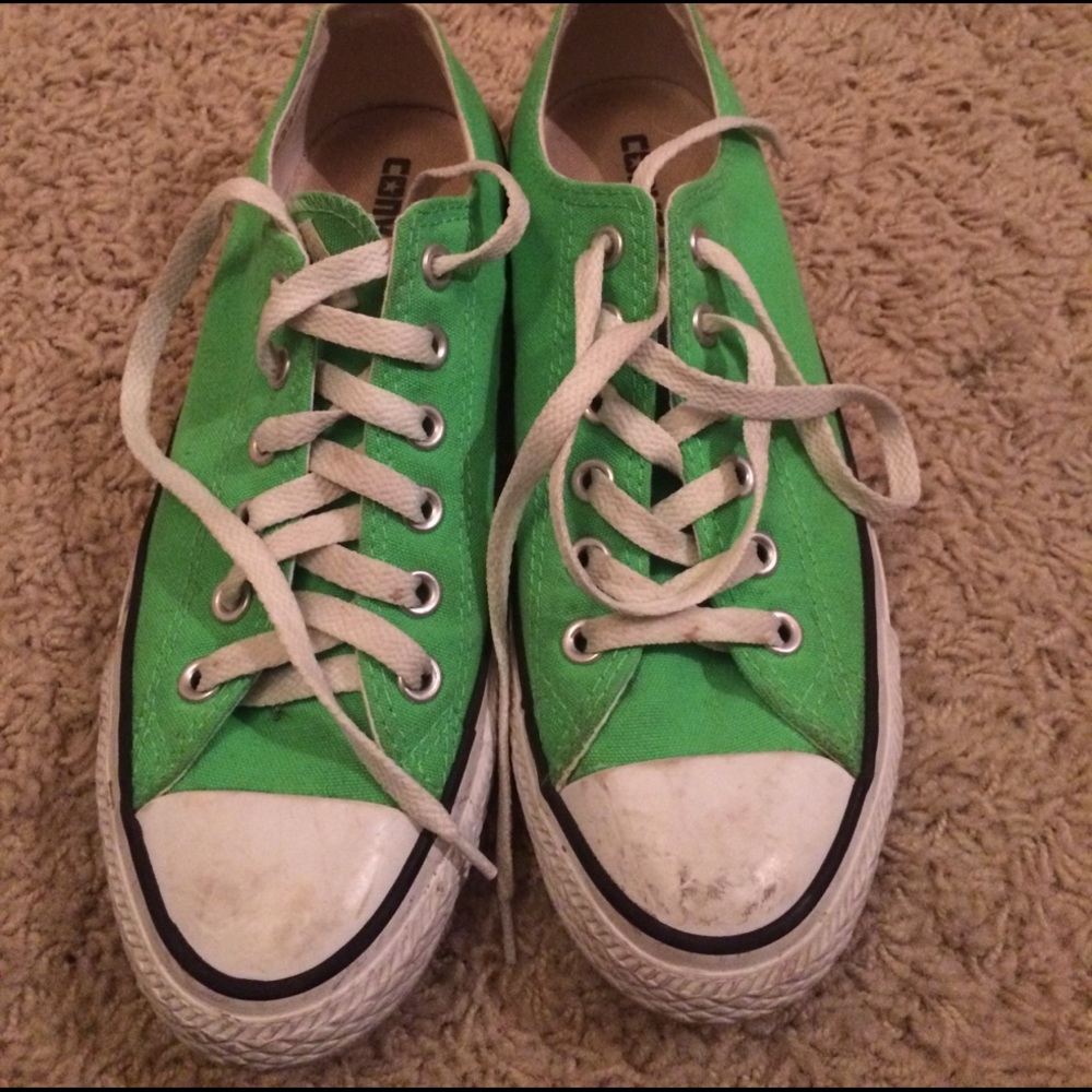 Lime Green Converse 8