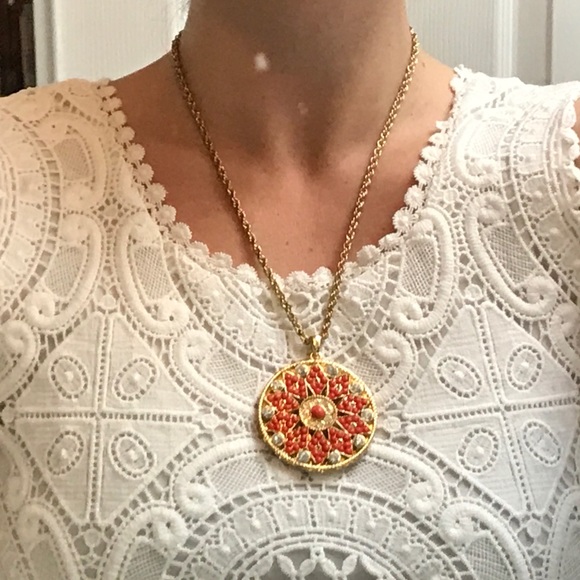 Amrita Singh Jess Medallion Pendant Necklace - Picture 2 of 6