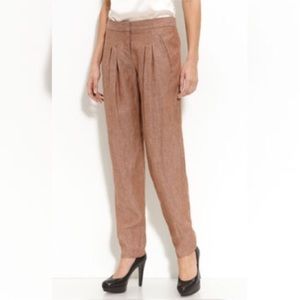 Theory Dalisha Pleated Linen Pants