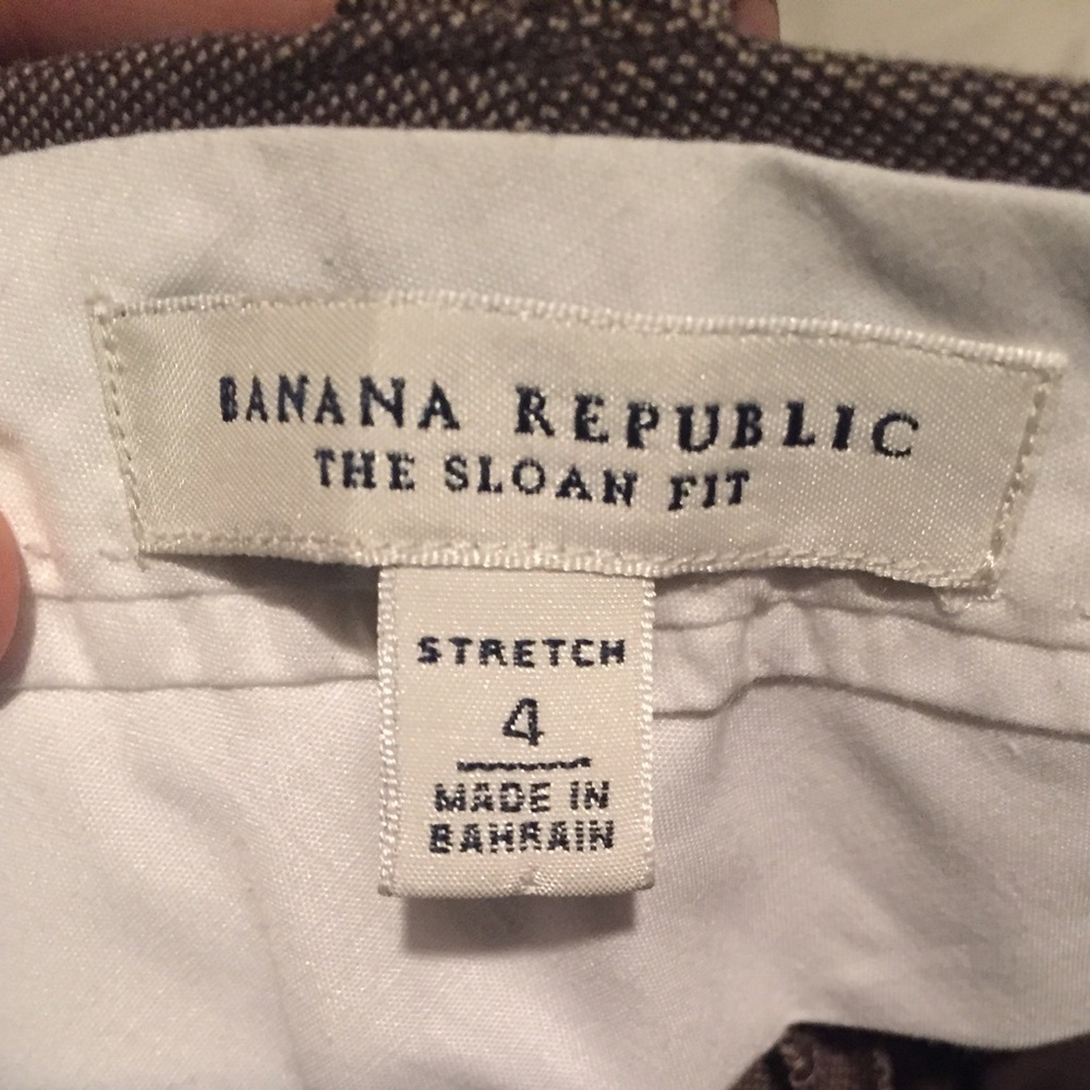 Banana Republic - Sloan Fit - brown tweed