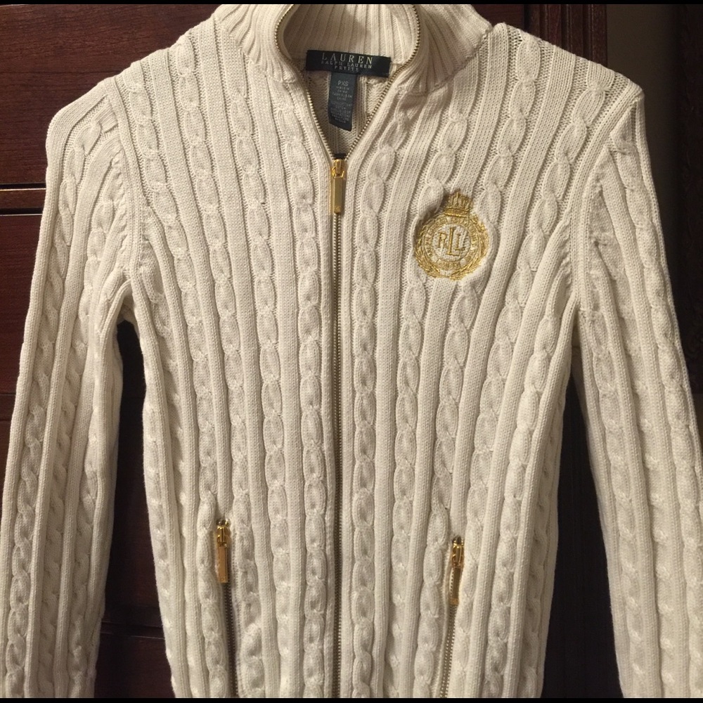 Lauren Ralph Lauren zip up sweater
