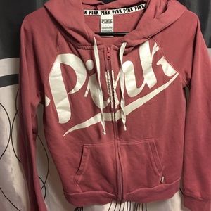 Small VS PINK full zip hoodie