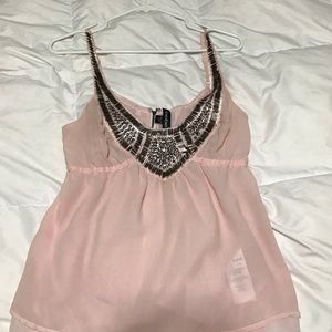 Pink tank top