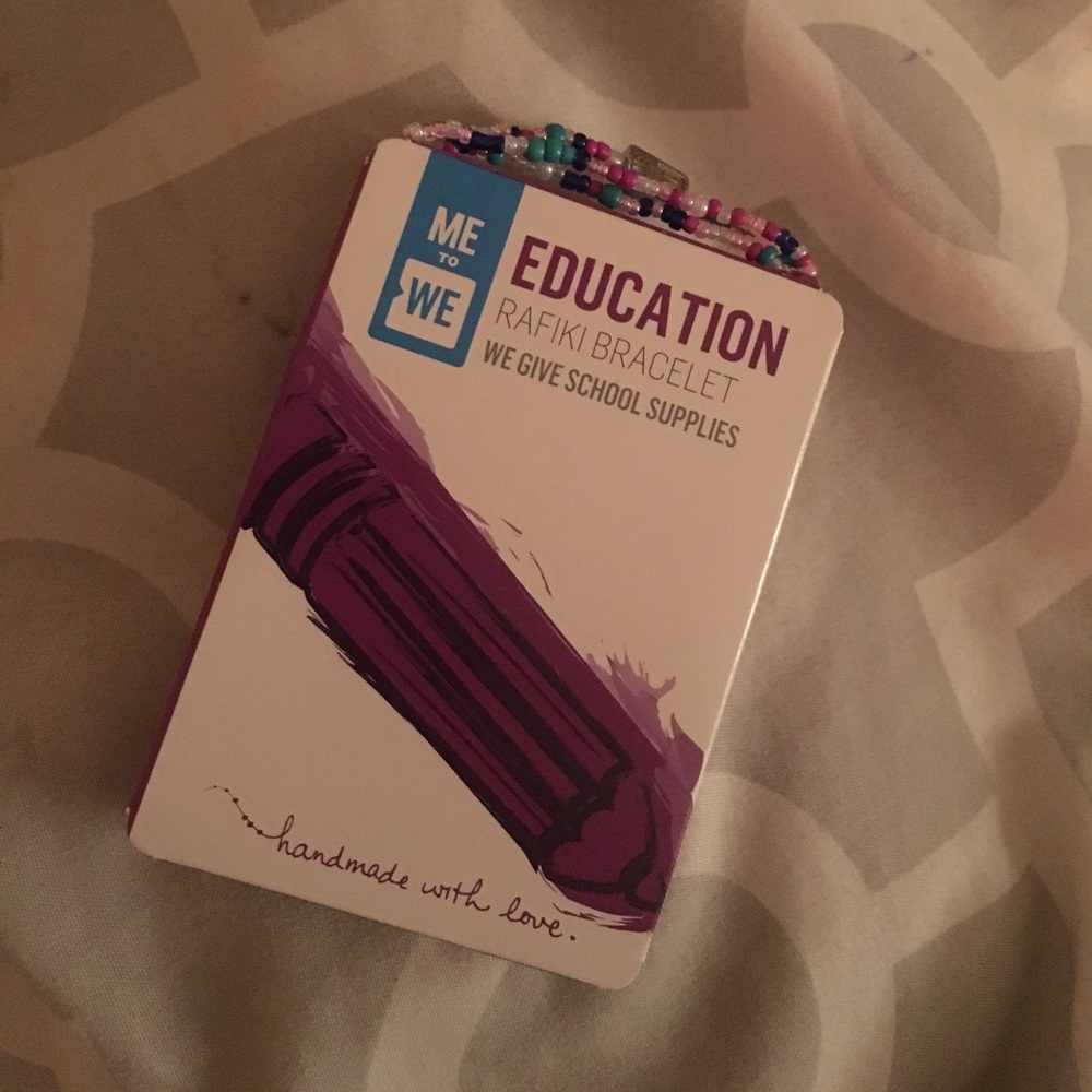 Education Rafiki bracelet! *handmade with love*