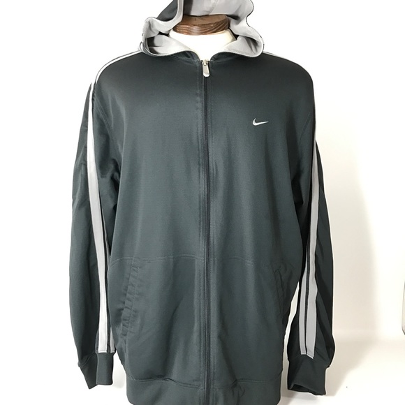 nike hooded track jacket