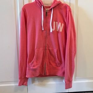 Jack Wills Pink Zip-Up Hoodie