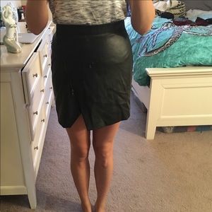 Banana Republic leather skirt