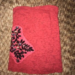 Free people embellished strapless