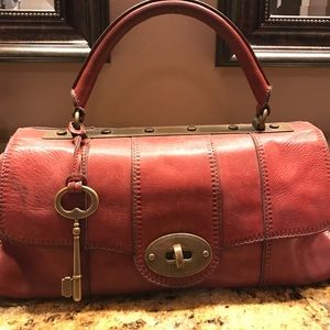 Fossil Satchel w/ Matching Wallet