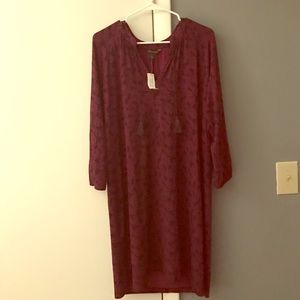 Banana Republic purple dress, Large