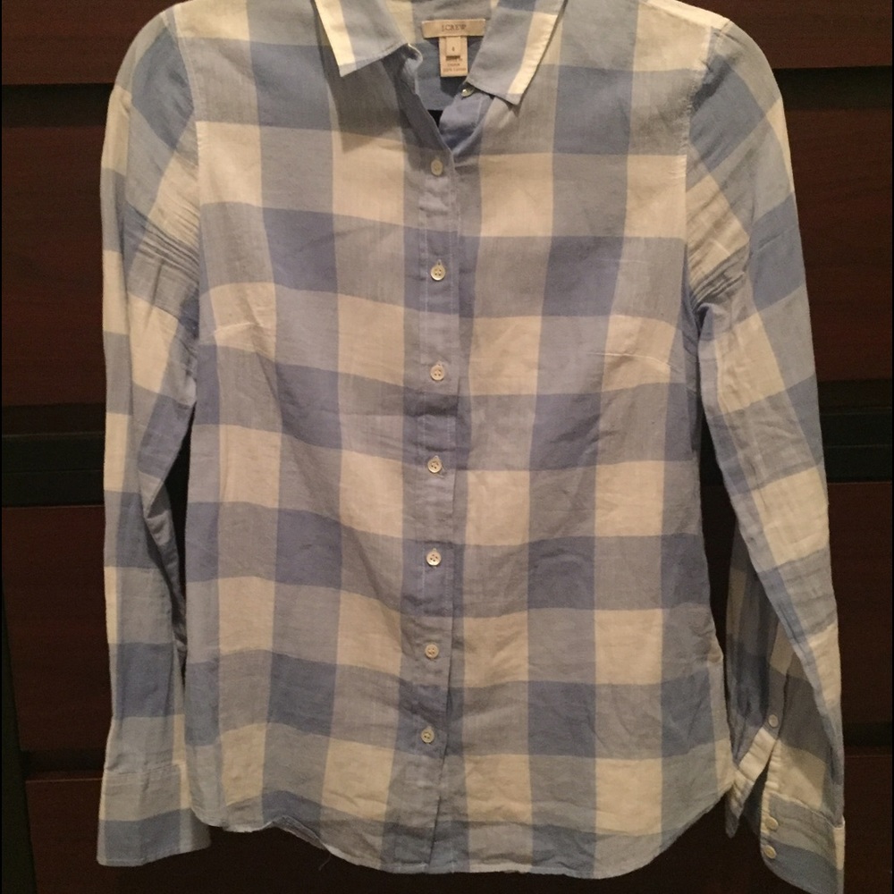 Plaid J. Crew button-down