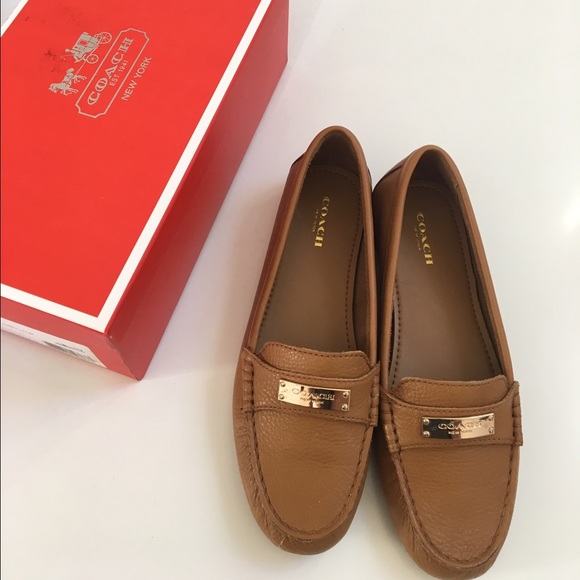 Coach Shoes - { Coach } soft pebbled leather loafers ‼️SALE‼️