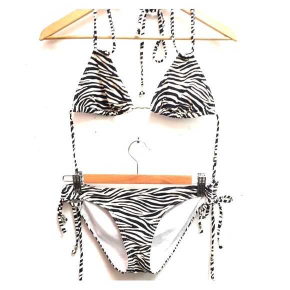 Michael Kors Other - Michael Kors Zebra print Bikini sz 4