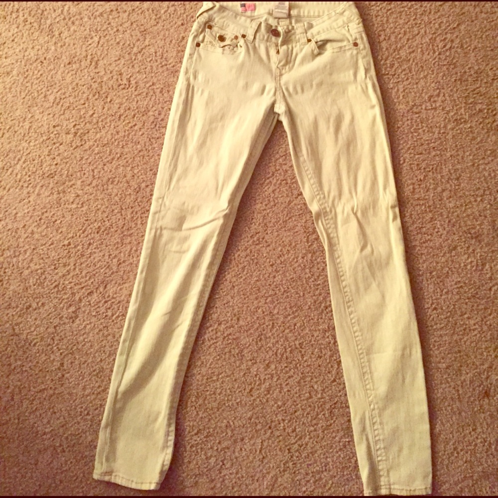 True Religion Tan Jeans