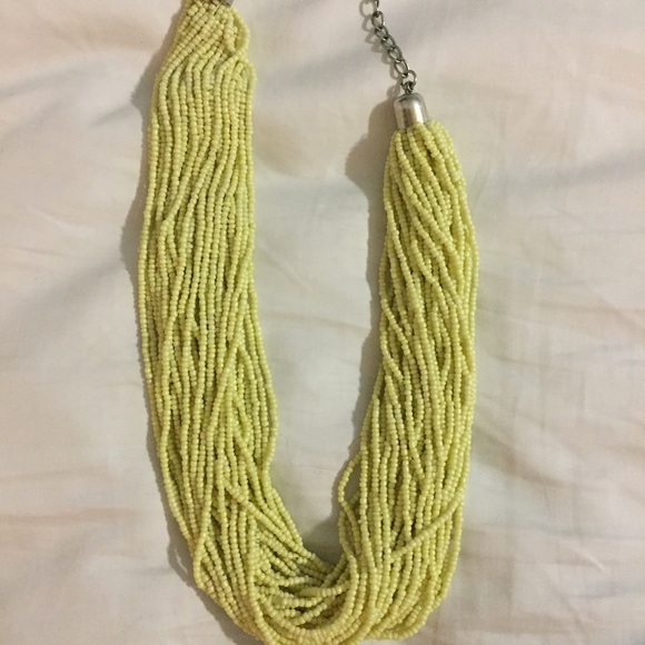 Francesca's Collections Jewelry - Lime green beaded necklace