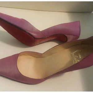 Christian Louboutin pumps.