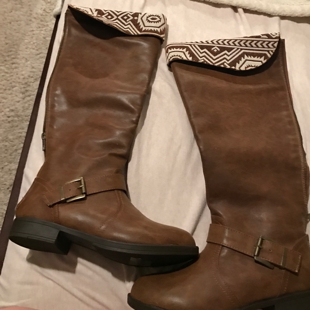 Brown boots