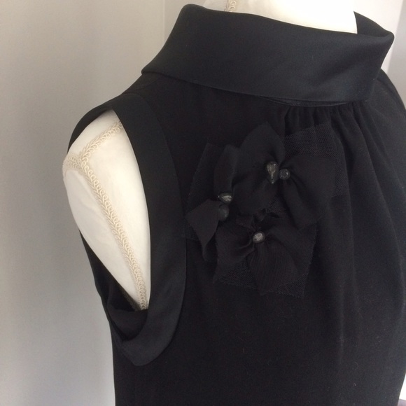 Vera Wang mini black dress size 4 - Picture 2 of 5