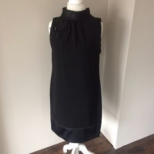 Vera Wang mini black dress size 4