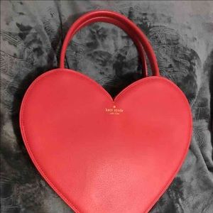 Kate Spade Doily heart tote NWOT