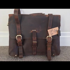 Kattee men leather satchel