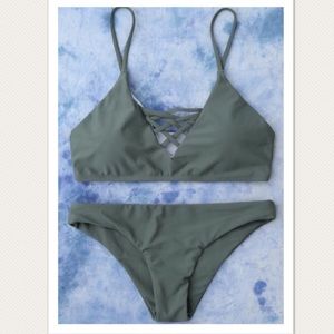 Lace Up Bikini