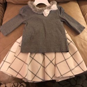 Janie and Jack Sweater & Skirt