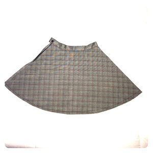 American Apparel plaid circle skirt