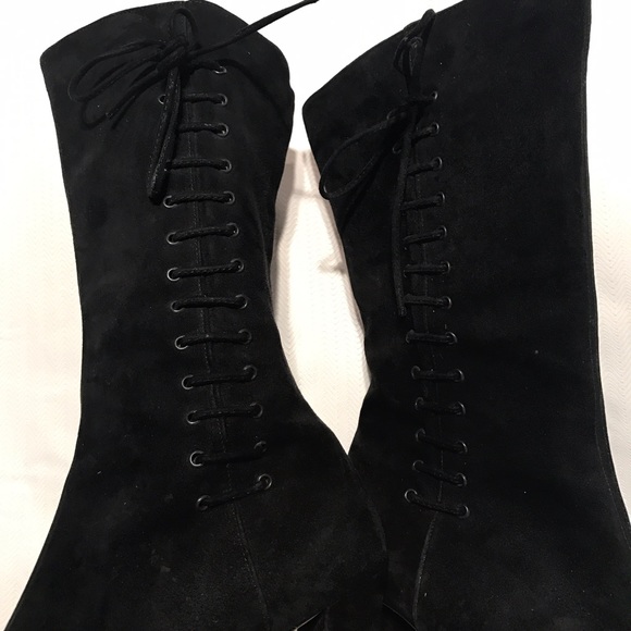 Via Spiga Black Lace Up Shoe Via Spiga Black Lace Up Shoe