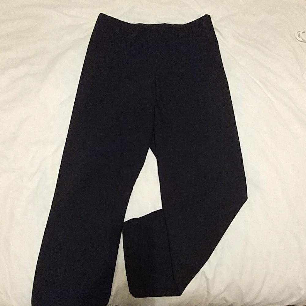 Lane Bryant Black Cropped Pant Size 18