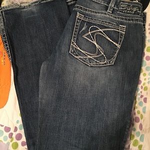 Silver jeans