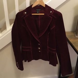 Corduroy garnet jacket