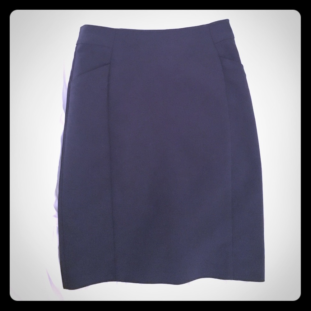H&M Navy Pencil Skirt