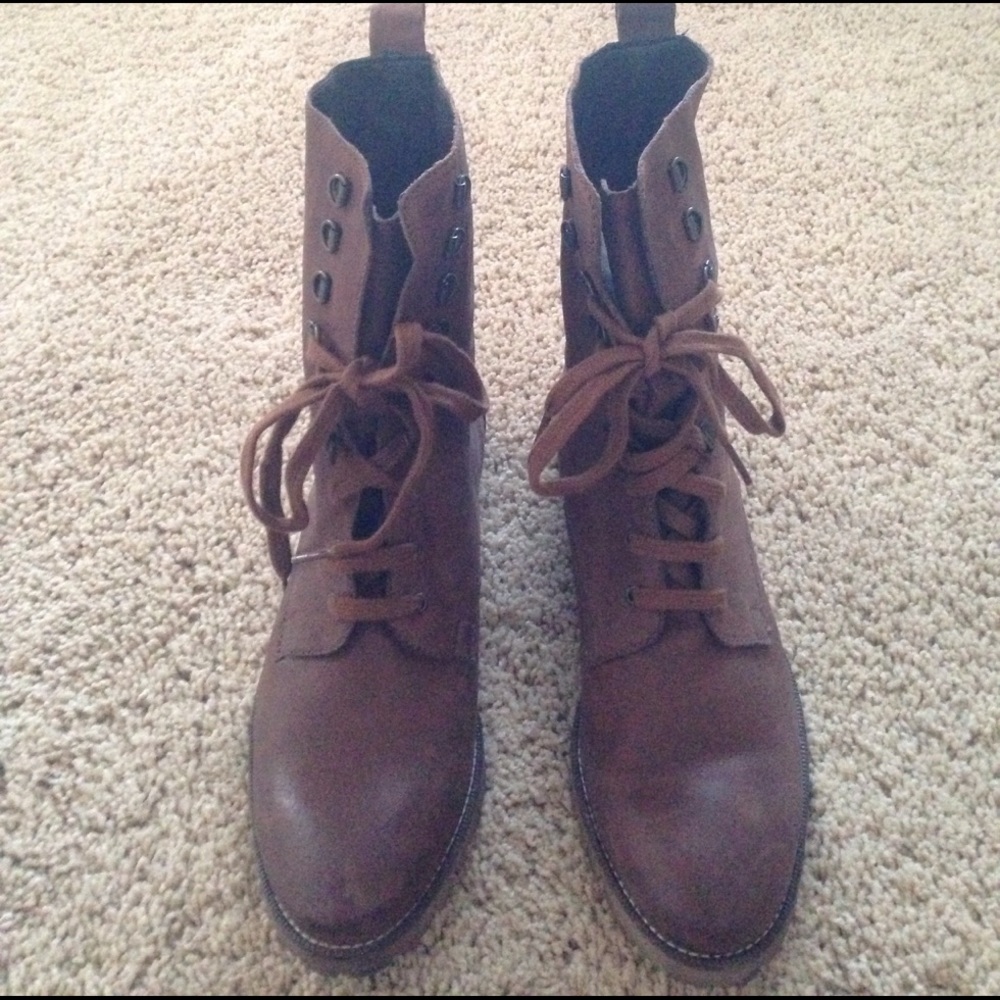 SOLD Brown Leather Boots