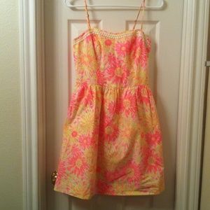 Lilly Pulitzer floral tie-back summer dress