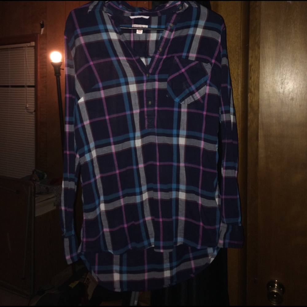 Quarter buttoned flannel