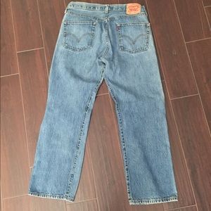 Levi's 501 button fly jeans straight leg