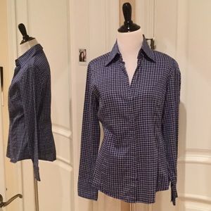 Printed collared shirt