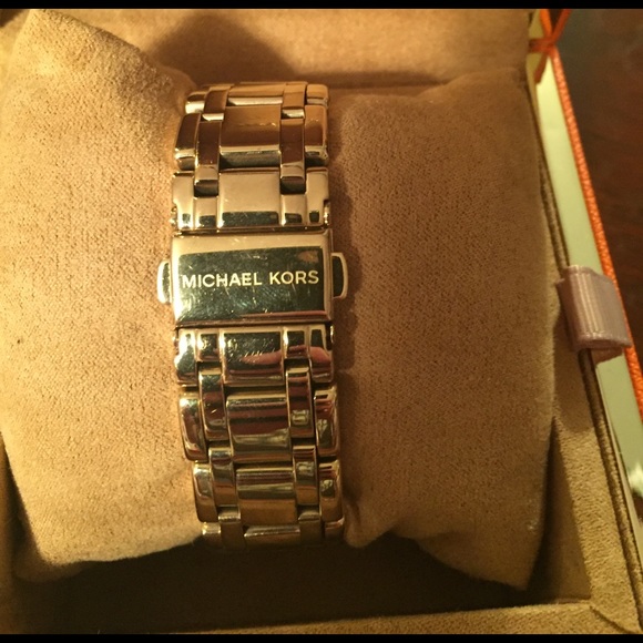 Michael Kors fabulous gold watch with crystals!