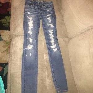 American eagle jeans size 00