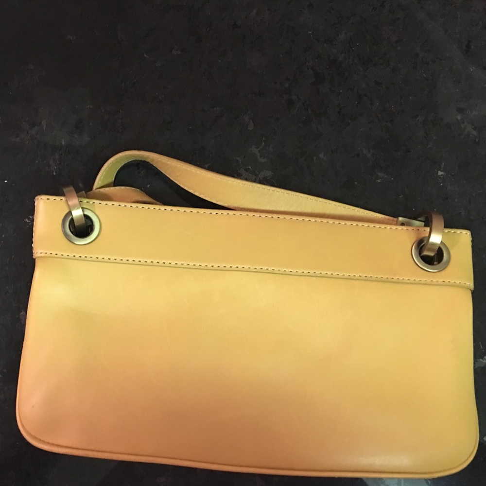 Authentic Donald J. Pliner handbag - gold/mustard