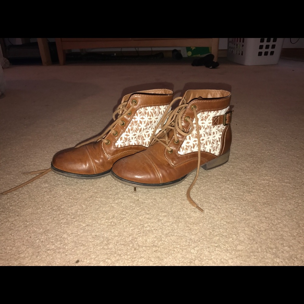 Floral Boots