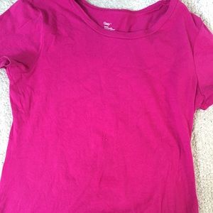 Fuscia pink tee