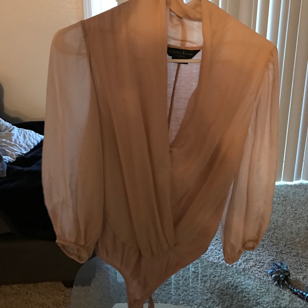 cream colored top