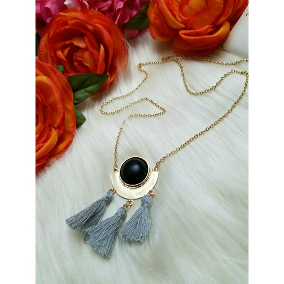 Jewelry - "Stacy" fringe pendant