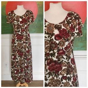 Vintage Dresses - Vintage 80's All That Jazz floral midi maxi dress Vintage Dresses - Vintage 80's All That Jazz floral midi maxi dress